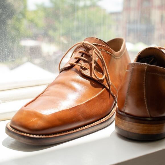 Men's Square Toe Dress Shoes Size 8.5 - Picture 2 of 9